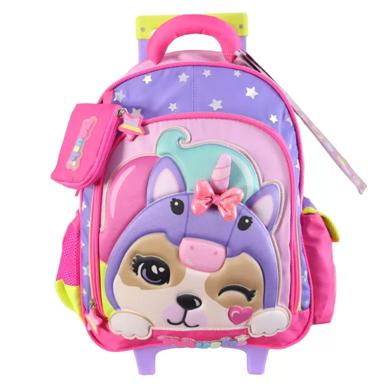 Mochila Escolar Cresko 2026 Simones 16" con Carro Art.SI943